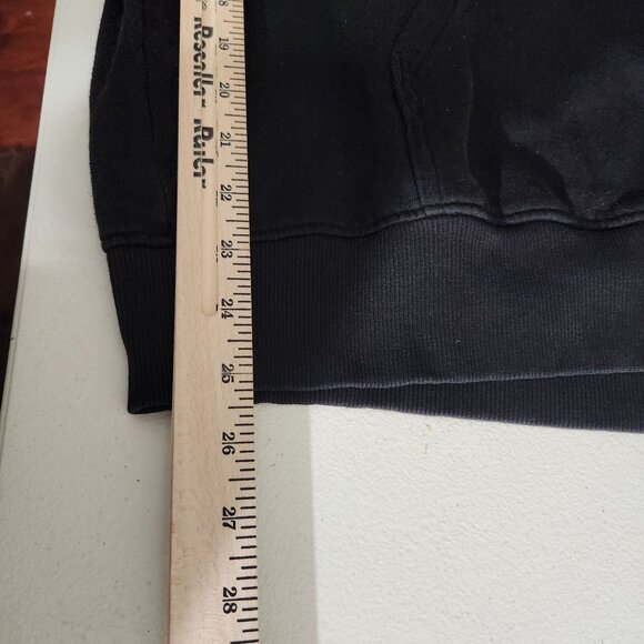 Divided H&M Hoodie Skater Was Here Cant Skate Skeleton Skateboard XL Black - Picture 11 of 13